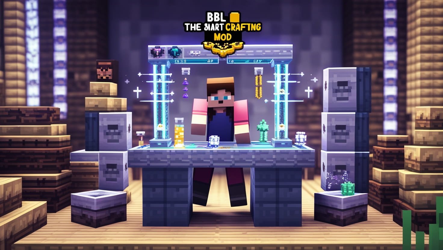 BBL Smart Crafting Mod (1.21.11, 1.21.1) – Intelligent Crafting System